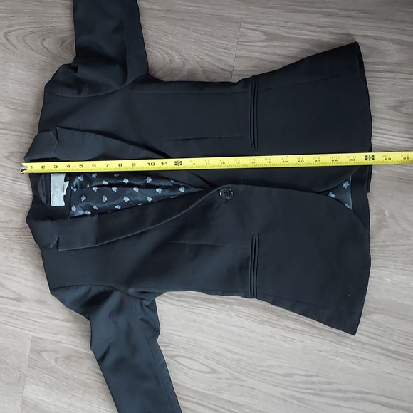 H&M long sleeve black blazer jacket 2 - Picture 13 of 14
